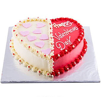 2 Tier Anniversary Cake Online | Hear Shaped Cake | YummyCake